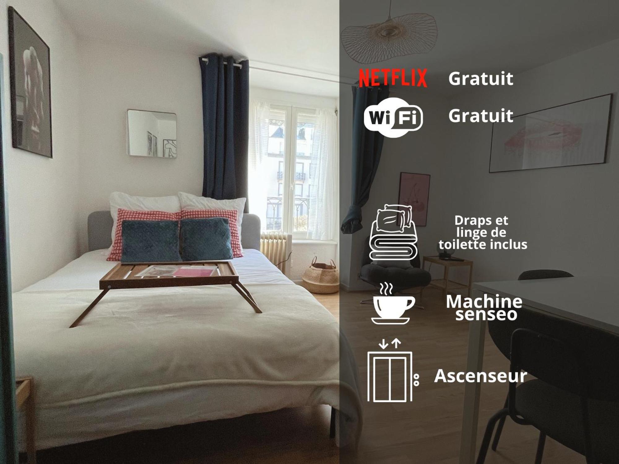 La Bonbonniere Centre Ville - Thermes - Netflix Mont-Dore Zewnętrze zdjęcie